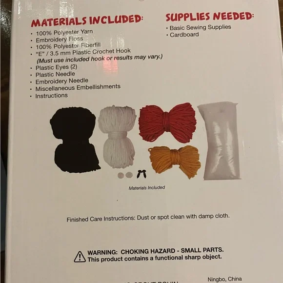 NEW Christmas Crochet Bundle of small reindeer penguin and gingerbread man kits - Picture 6 of 8